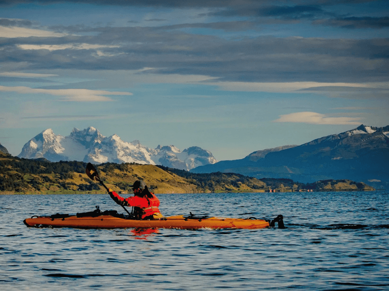 Kayaking in Eberhard Fjord