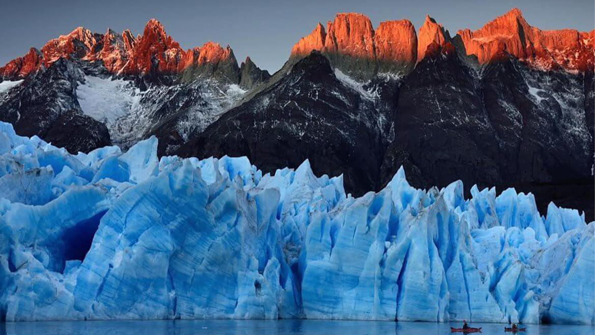 Kayaking Grey Glacier Lake