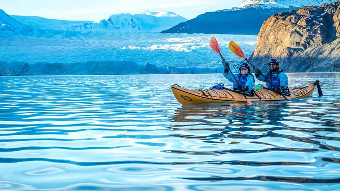 Kayaking Grey Glacier Lake